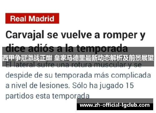 西甲争冠激战正酣 皇家马德里最新动态解析及前景展望